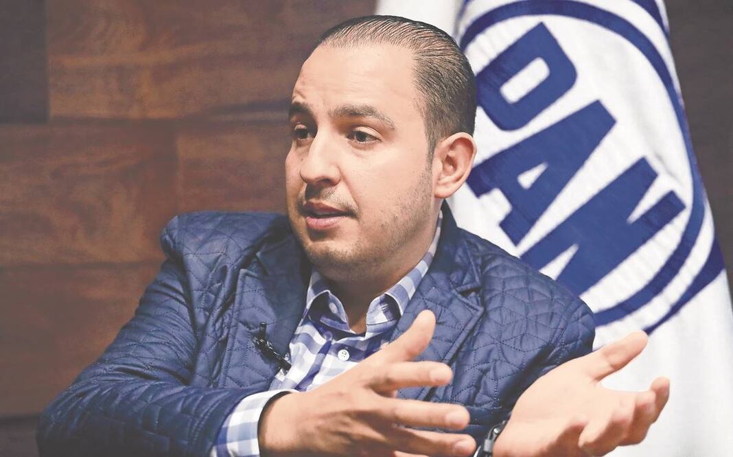 El presidente nacional del PAN, Marko Cortés. Foto: Archivo