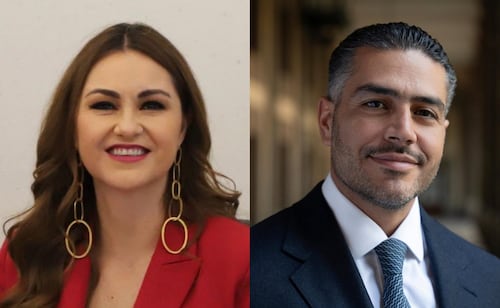 Harfuch se reúne con la senadora Geovanna Bañuelos en Zacatecas; abordan ataque con coche bomba en Ojocaliente
