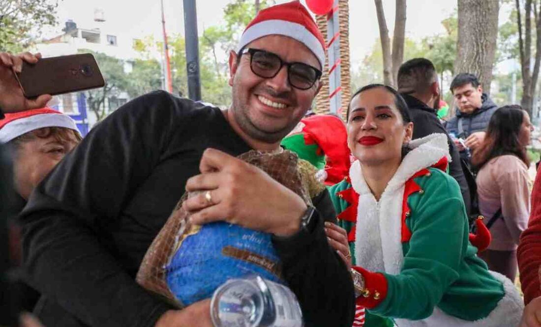 Carrera del Pavo 2.5k en la Cuauhtémoc. Foto: Especial
