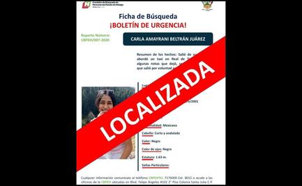 Localizan a joven desaparecida en Pachuca