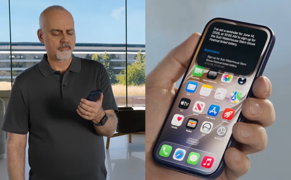 La nueva versión de Siri  incorpora memoria, contexto y acciones entre aplicaciones para competir con la IA generativa. Foto: Especial