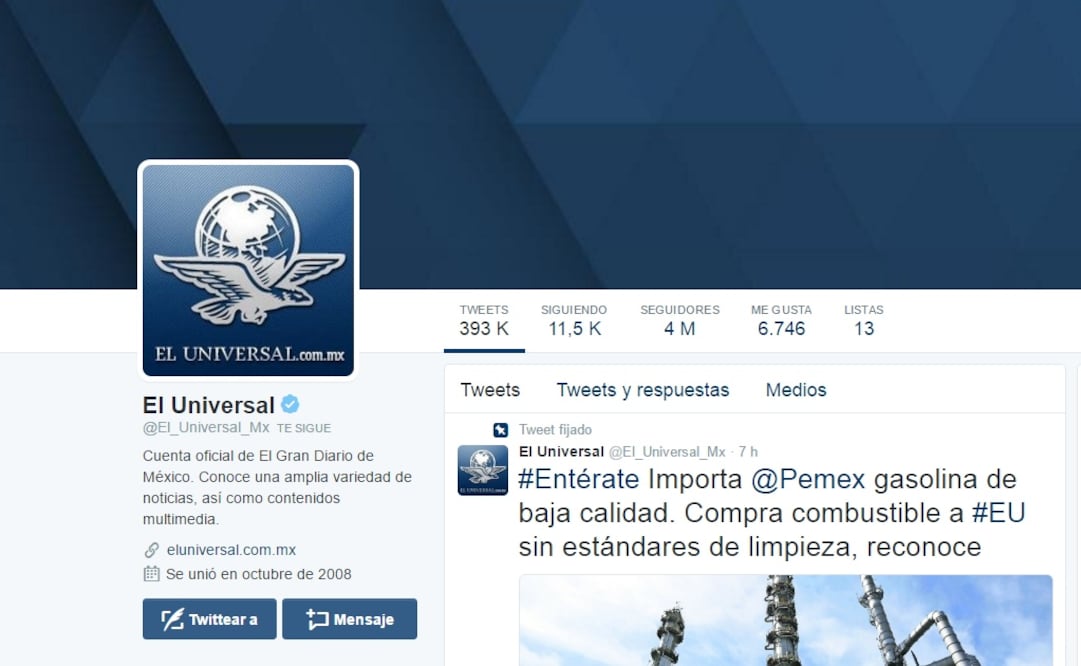 Captura de pantalla de @el_universal_mx