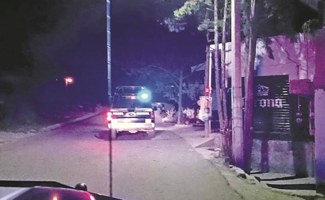 Autoridades realizan un operativo de seguridad especialmente donde fue la riña por tierras. Foto: Especial.