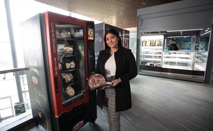 Instalan máquina expendedora de carne en NL