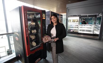 Instalan máquina expendedora de carne en NL