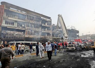 Suman 250 muertos por atentado en Bagdad: Ministerio de Salud