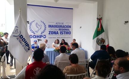 Derechos Humanos de Oaxaca abre oficina en el Istmo y firma convenio con 20 municipios