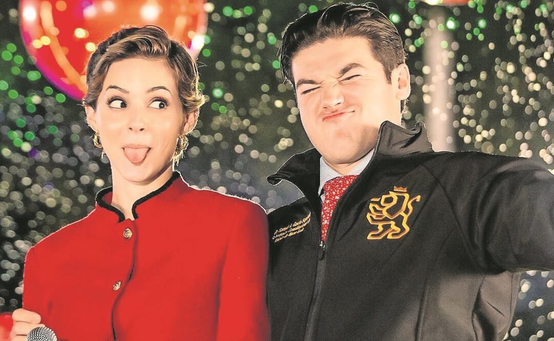 Mariana Rodríguez y Samuel García. Foto: Tomada de redes