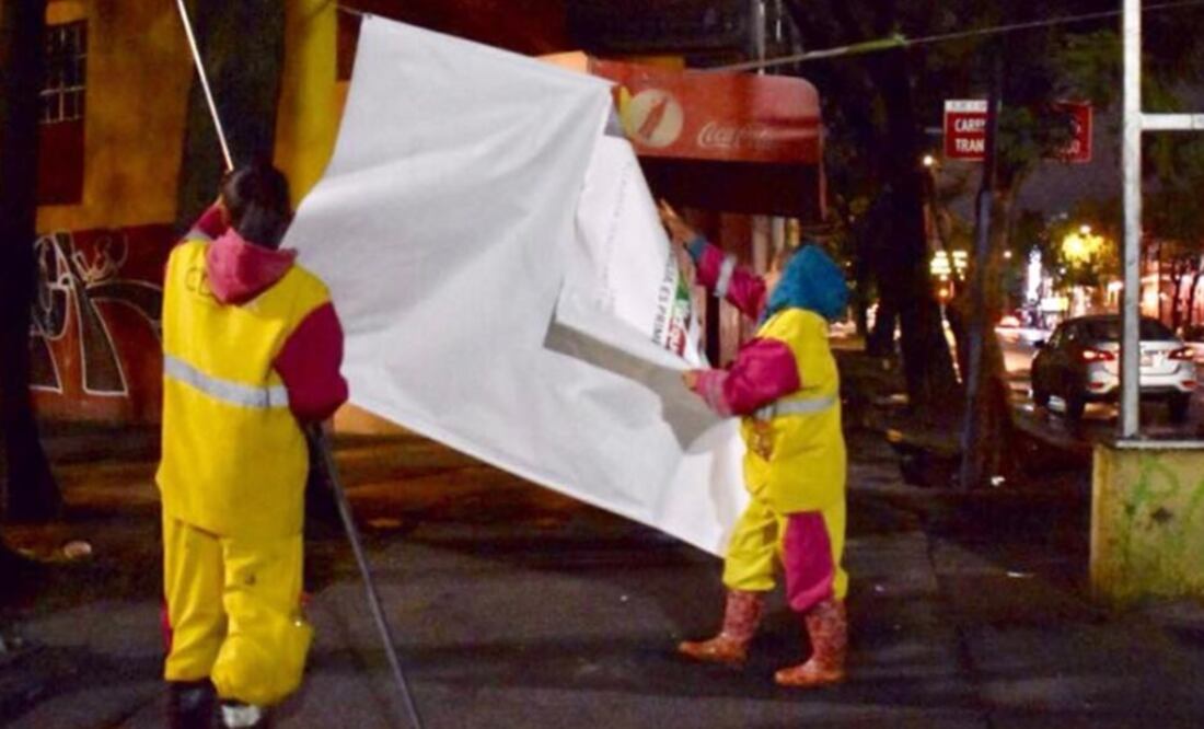 La propaganda electoral deberá ser retirada por el gobierno local y cada una de sus demarcaciones para enviarla a centros de reciclaje