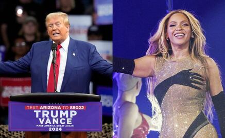 Trump arremete contra Beyoncé, la prensa y el voto anticipado en un mitin en Michigan; asegura que eliminará ese método de votación 