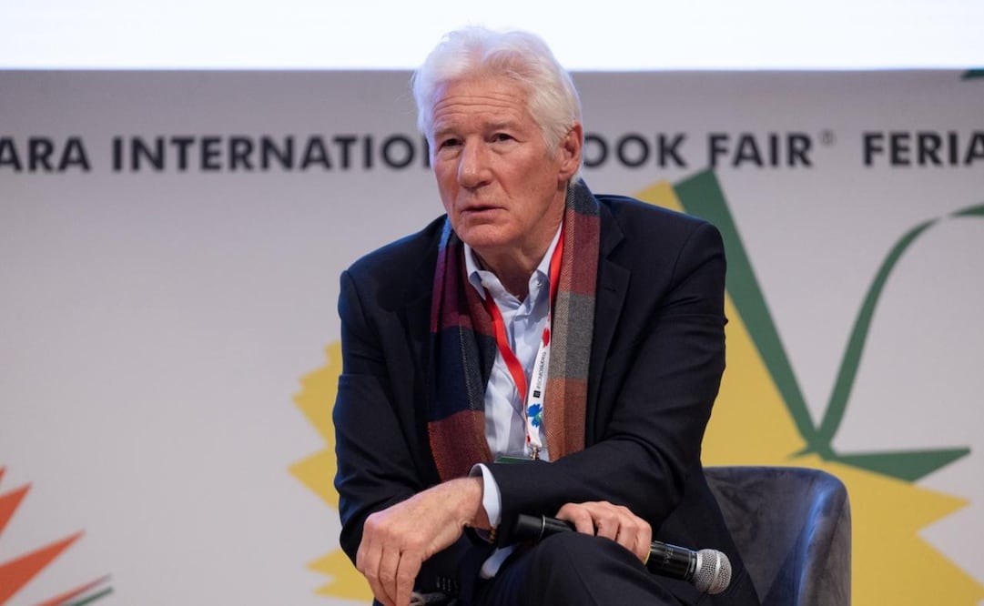 Richard Gere durante su participación en la FIL Guadalajara. Foto: Hugo Salvador/EL UNIVERSAL