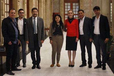 Sheinbaum se reúne con diputada Andrea Vicenteño, quien recién dejó al PAN