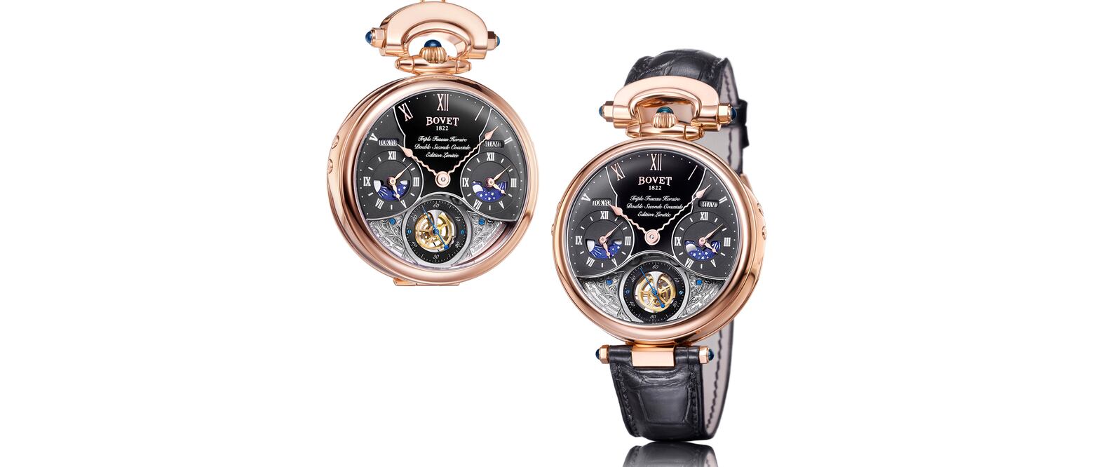 BOVET 1822: Virtuoso VI Triple Time Zone