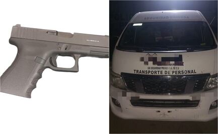 Detienen a pareja de guardias privados por portar arma sin permiso oficial en Sinaloa