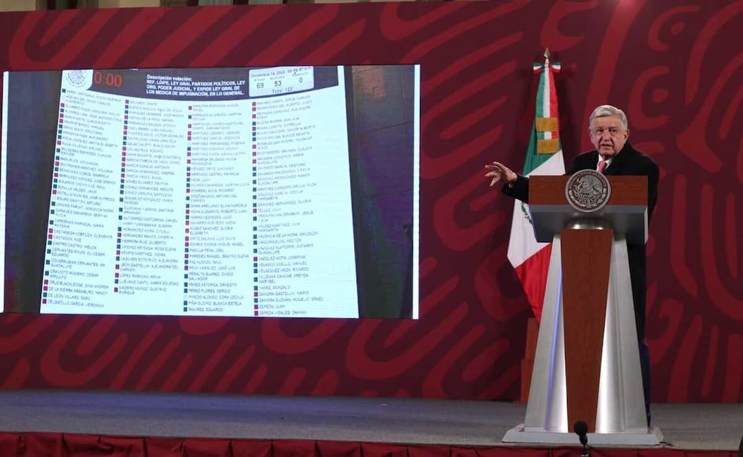 "No soy cacique", expresó López Obrador. Foto: Carlos Mejía / EL UNIVERSAL 