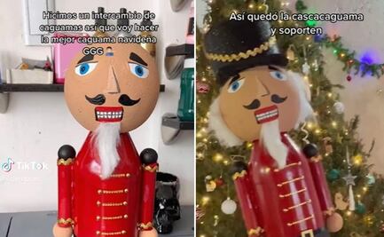 Hacen intercambio navideño y usuario “rompe” TikTok con la “Cascacaguama”  