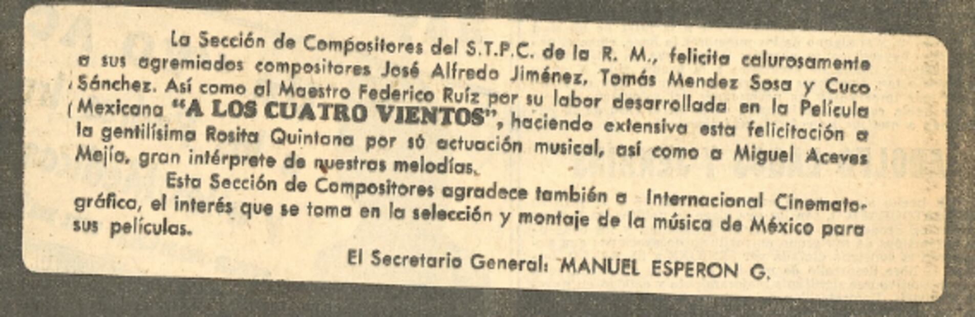 Las rancheras que el cine mexicano impulsó