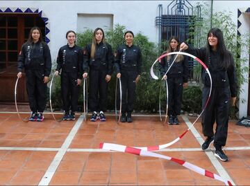 Equipo de gimnasia rítmica le dedica la clasificación a París 2024 a su familia