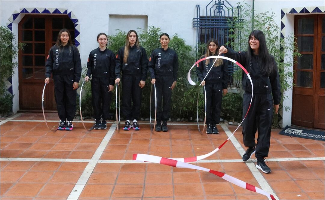 Conjunto nacional de gimnasia rítmica que participará en los Juegos Olímpicos de París 2024 - Foto: Fernanda Rojas / EL UNIVERSAL