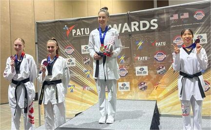 La mexicana Daniela Souza conquista la medalla de oro en Abierto de Taekwondo en Estados Unidos