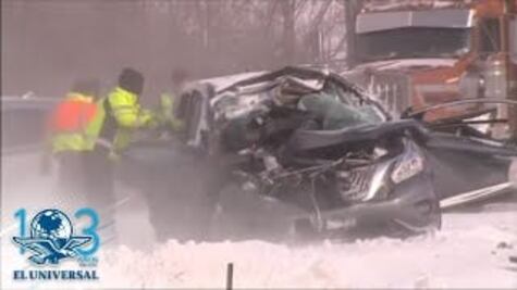 EU afectado por intensa onda polar; suman diez muertos