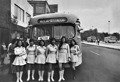 Las mujeres policías y edecanes de los años 60