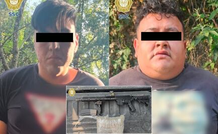 Capturan a dos hombres con arma de fuego larga y drogas en Cuajimalpa; los relacionan con homicidio en otra alcaldía