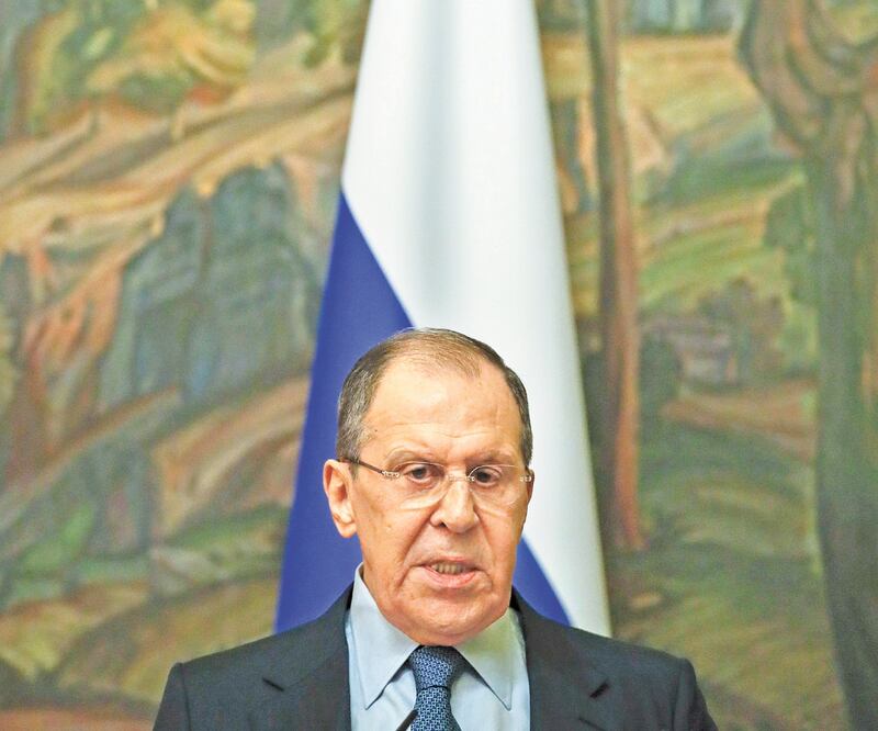 Serguéi Lavrov, ministro de Relaciones Exteriores de Rusia, dialogará con el canciller mexicano Marcelo Ebrard. Foto: Archivo El Universal