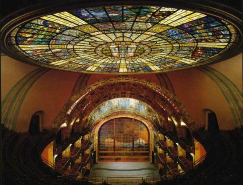 Un café en la azotea de Bellas Artes