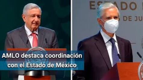 AMLO destaca coordinación entre Federación y Edomex en materia de seguridad