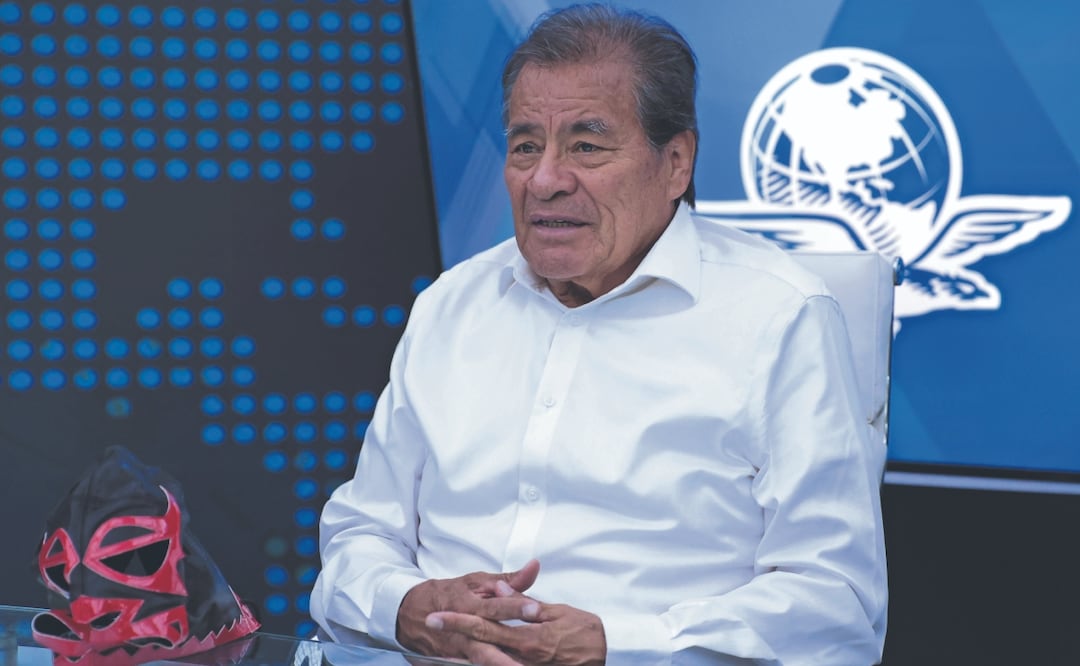 Ver al Enmascarado de Plata en películas lo hizo amar la lucha. Foto: Juan Boites / EL UNIVERSAL