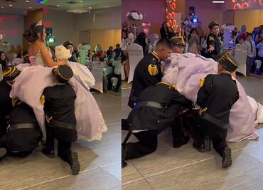 Viral: Chambelanes dejan caer a quinceañera en pleno vals más de una vez