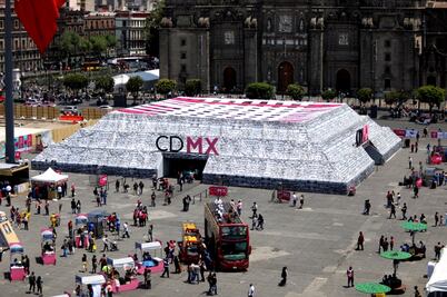 Inauguran feria gastronómica y artesanal en el Zócalo