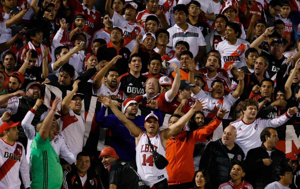 AP. Afición de River Plate en el Estadio Monumental