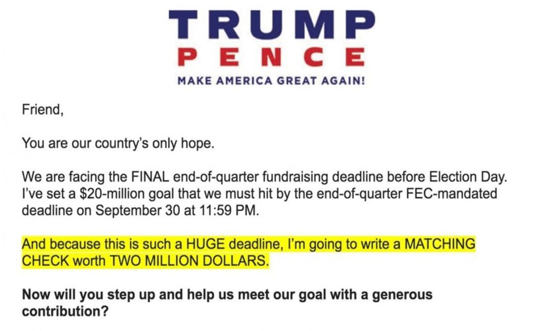 Photo: email received by Fox from email@goppresidential.com