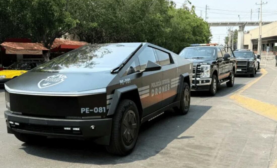 Jalisco compra camionetas Cybertruck para la policía estatal. Foto: Especial