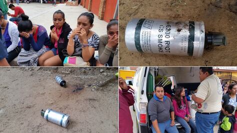 Lanzan gas lacrimógeno durante elección en Oaxaca