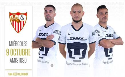 El Sevilla confirma partido contra los Pumas