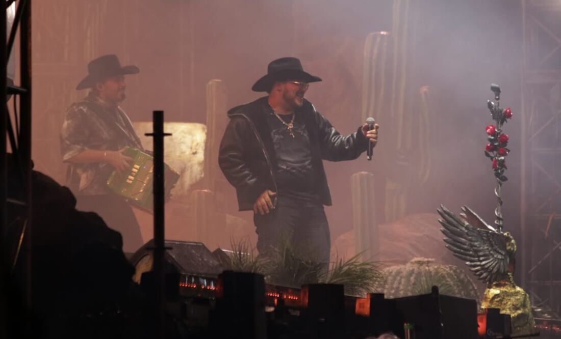 Grupo Frontera regresa a la CDMX luego de su concierto en el Zócalo de CDMX en 2023. Foto: Carlos Mejía / El Universal
