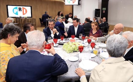 ​Llega Osorio Chong a comida del PRI
