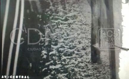 Reportan caída de granizo en Álvaro Obregón