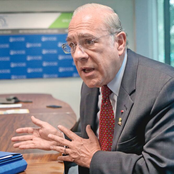 En la foto: José Ángel Gurría Treviño, Secretario general de la OCDE. (ARIEL OJEDA. EL UNIVERSAL)