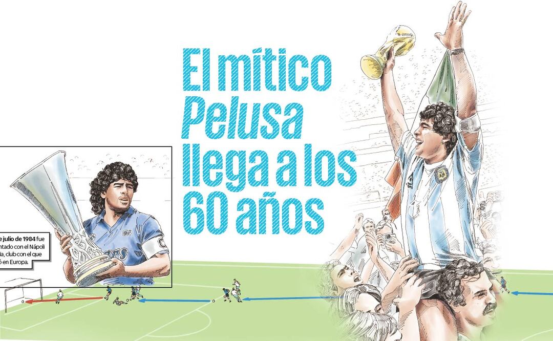 Maradona, el mítico "Pelusa" llega a los 60 años