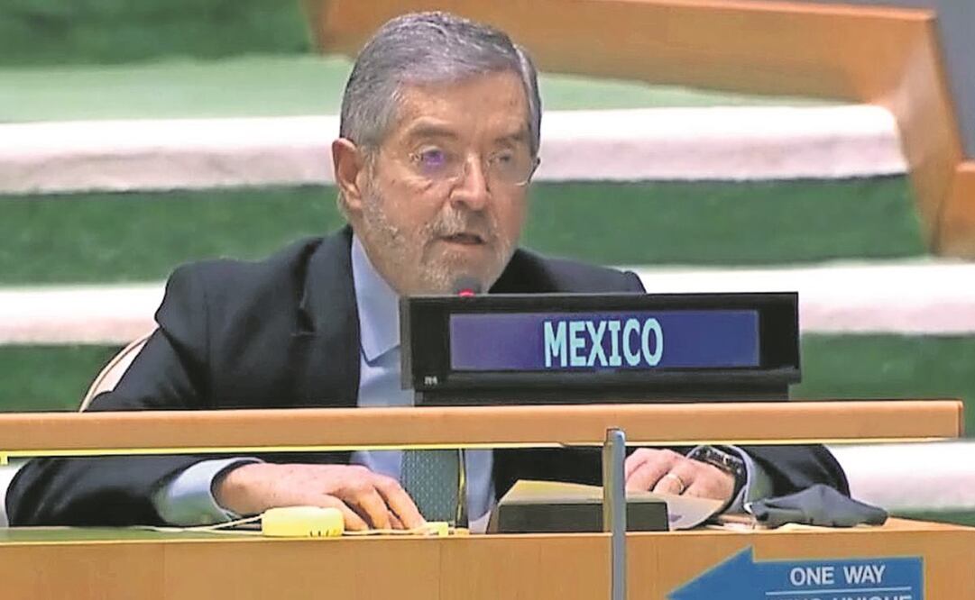  Juan Ramón de la Fuente, embajador de México ante la ONU, deploró que no se haya logrado aún el acceso universal a las vacunas. Foto: Tomada de Twiiter.