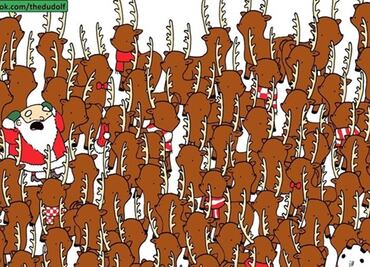 Reto Viral. Encuentra al oso entre todos estos renos