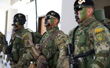 Fuerzas Especiales y Anfibias de la Marina conmemoran el 25 aniversario de su creación; realizan demostración en Veracruz