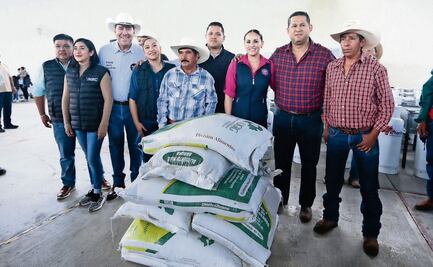 Productores reciben apoyo para soportar la sequía