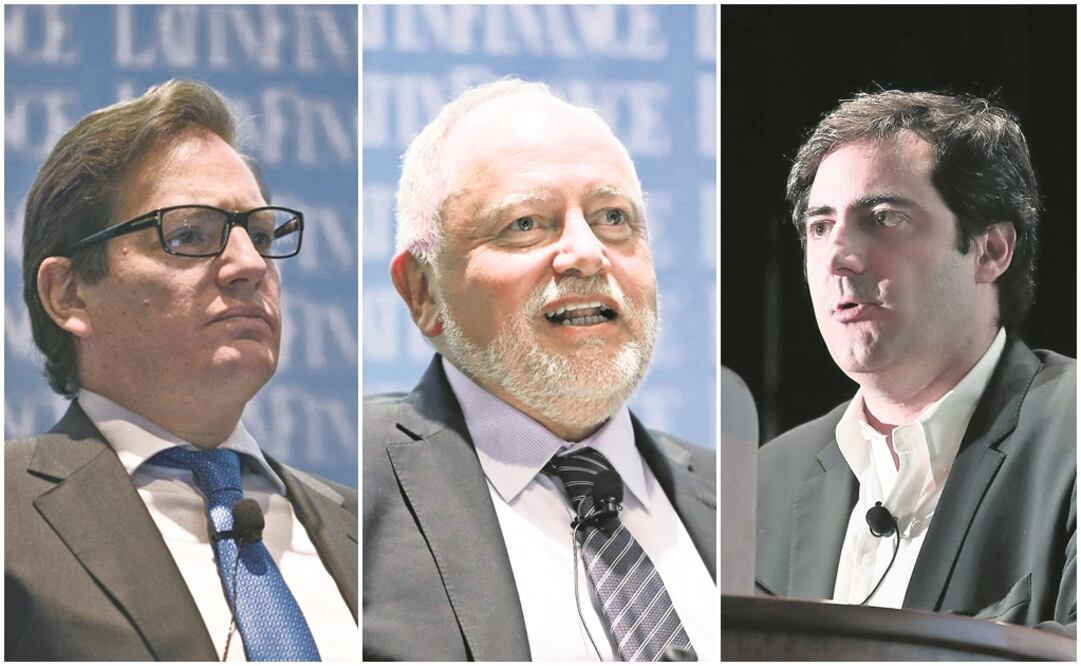 Salomón Chertorivski, Abel Hibert y Luis Madrazo (CORTESÍA: RODRIGO GONZALEZ y ALEJANDRA LEYVA. EL UNIVERSAL)