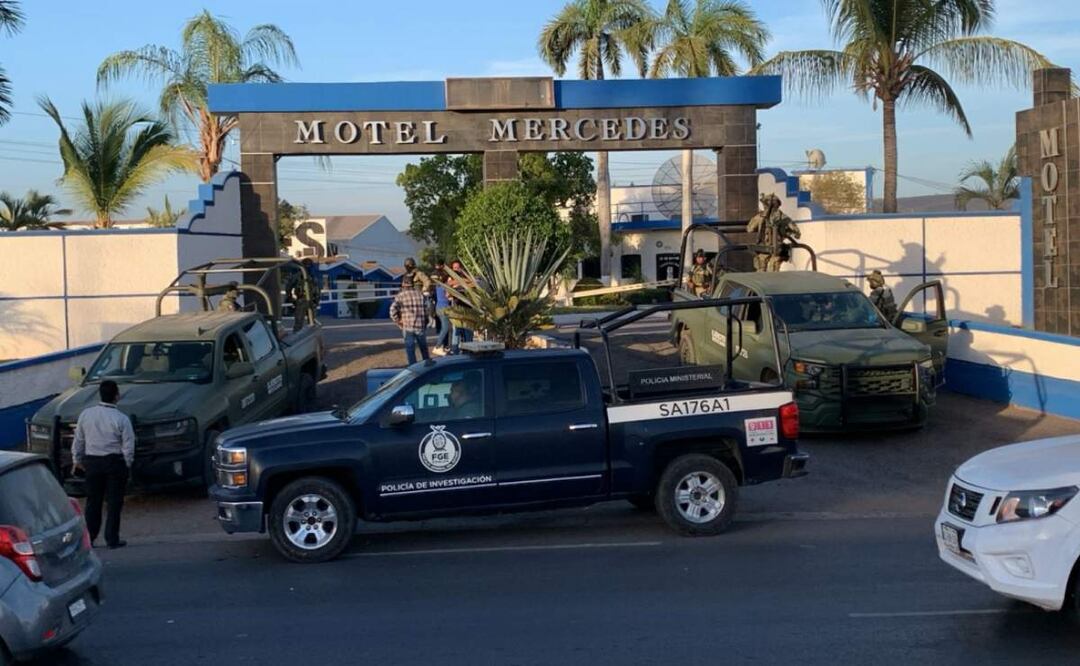 El Motel “Mercedes” fue baleado el 14 de mayo en Culiacán, Sinaloa junto a otras viviendas y otro hotel (15/05/2025). Foto: Especial