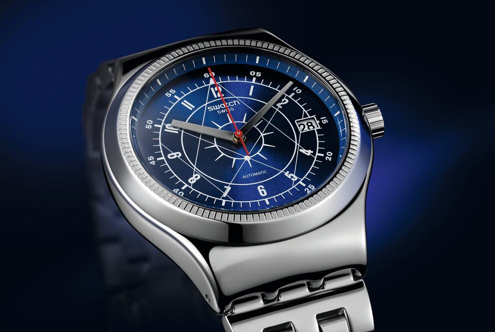 El modelo Boreal de la nueva colección Swatch Sistem51 Irony.
